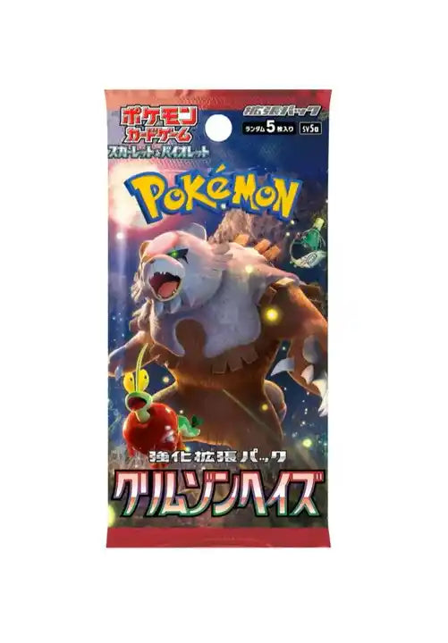 Japanese Pokémon TCG Crimson Haze sv5a Booster Box - pokecardshop.world