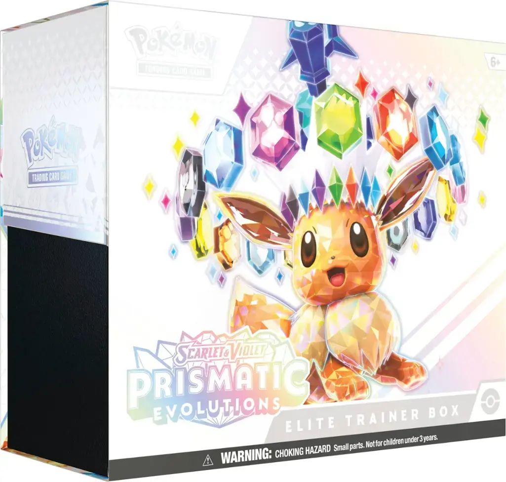 Pokémon TCG Scarlet and Violet Prismatic Evolutions Elite Trainer Box - pokecardshop.world